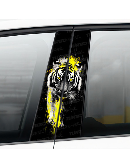 Sticker for car pillar Tygrys | TurboWrapz.com
