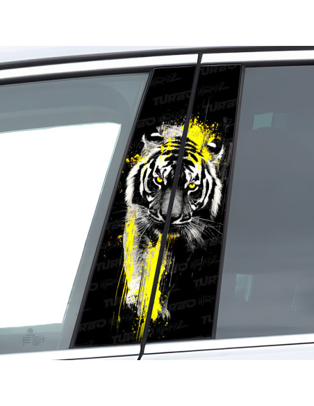 Sticker for car pillar Tygrys | TurboWrapz.com