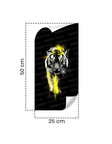 Sticker for car pillar Tygrys | TurboWrapz.com