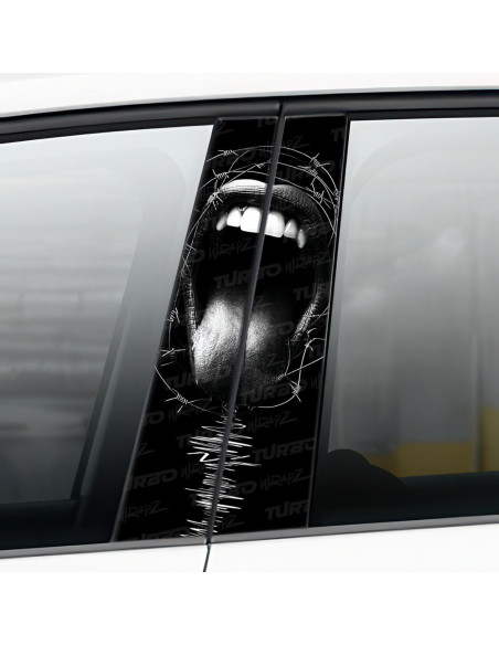 Sticker for car pillar Usta | TurboWrapz.com