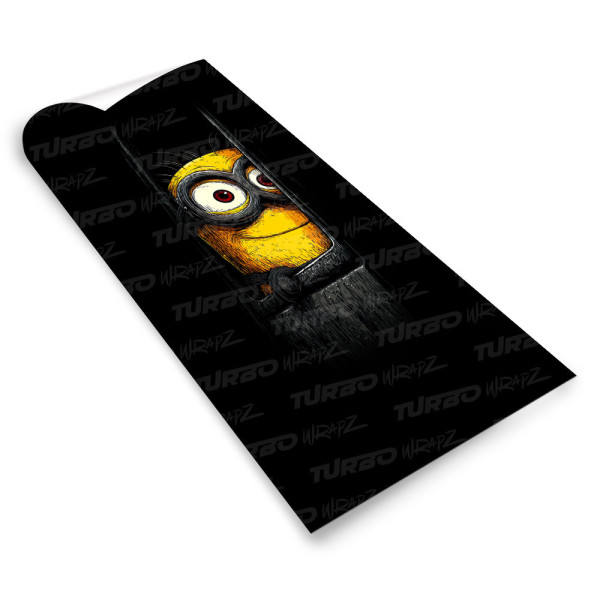 Naklejka na słupek samochodowy Minion | TurboWrapz.com