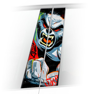 Naklejka na słupek samochodowy Wilkołak 3 | TurboWrapz.com