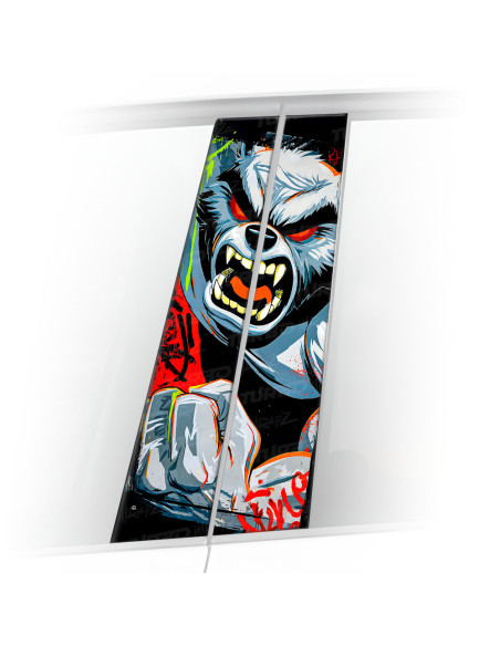 Naklejka na słupek samochodowy Wilkołak 3 | TurboWrapz.com