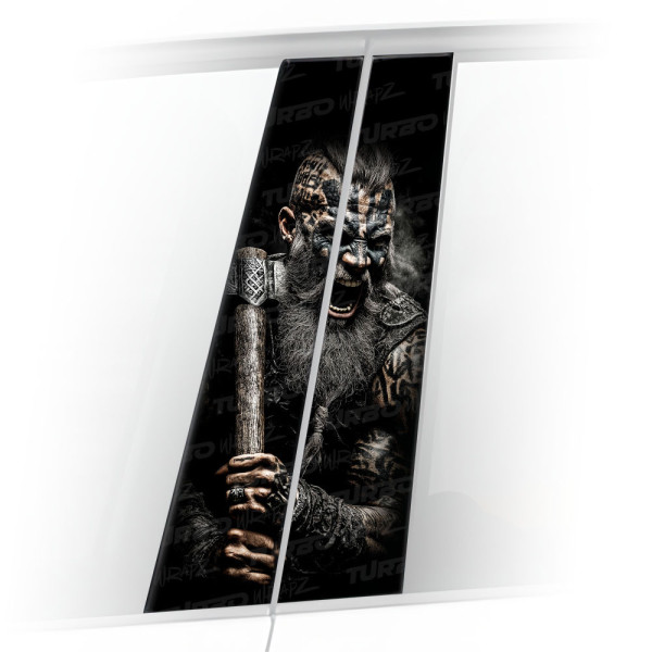 Naklejka na słupek samochodowy Topór Wikinga 2 | TurboWrapz.com