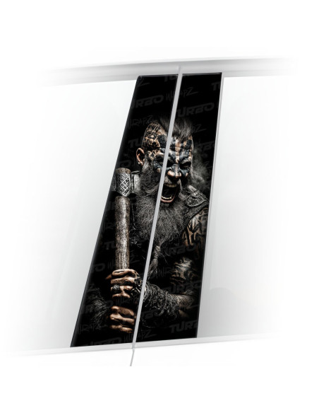 Sticker for car pillar Topór Wikinga 2 | TurboWrapz.com