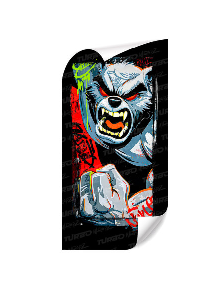 Naklejka na słupek samochodowy Wilkołak 3 | TurboWrapz.com