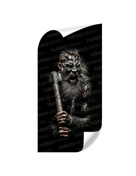 Sticker for car pillar Topór Wikinga 2 | TurboWrapz.com