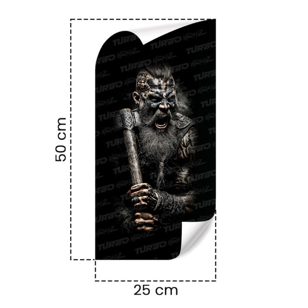 Sticker for car pillar Topór Wikinga 2 | TurboWrapz.com