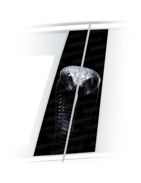 Naklejka na słupek samochodowy Wąż | TurboWrapz.com