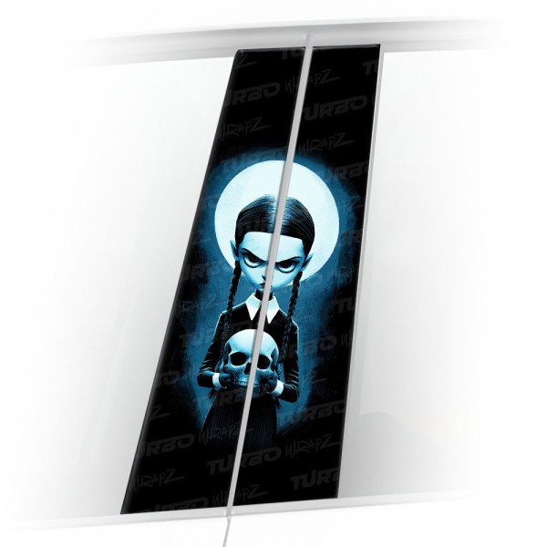 Sticker for car pillar Wednesday | TurboWrapz.com