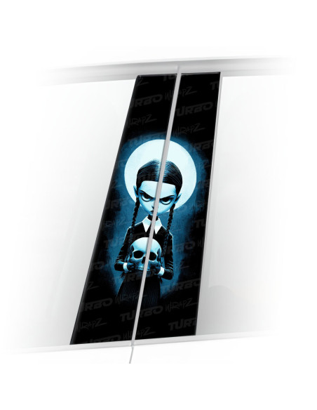 Sticker for car pillar Wednesday | TurboWrapz.com