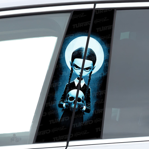 Sticker for car pillar Wednesday | TurboWrapz.com