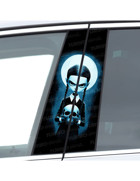 Sticker for car pillar Wednesday | TurboWrapz.com