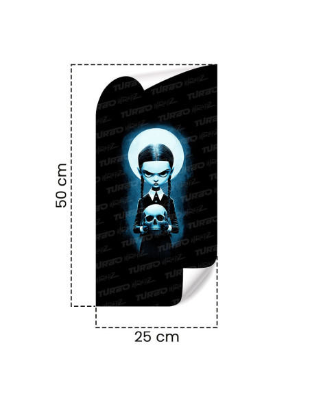 Sticker for car pillar Wednesday | TurboWrapz.com