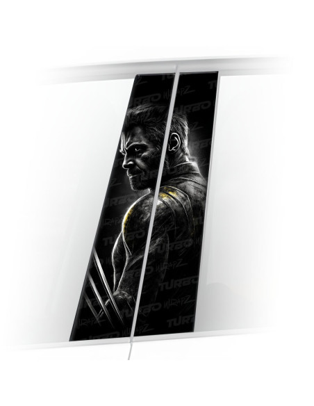 Naklejka na słupek samochodowy Wolverine 3 | TurboWrapz.com