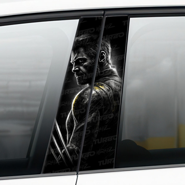 Sticker for car pillar Wolverine 3 | TurboWrapz.com