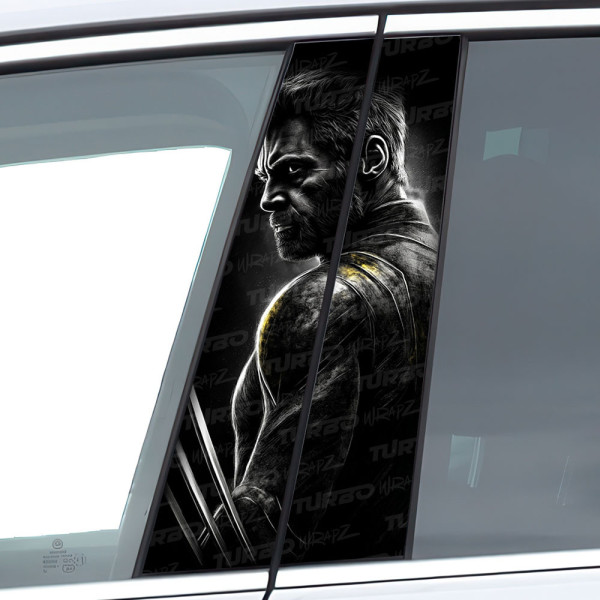 Sticker for car pillar Wolverine 3 | TurboWrapz.com