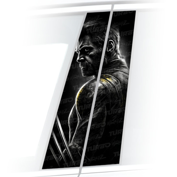 Sticker for car pillar Wolverine 3 | TurboWrapz.com