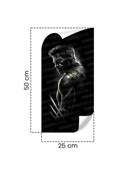 Sticker for car pillar Wolverine 3 | TurboWrapz.com