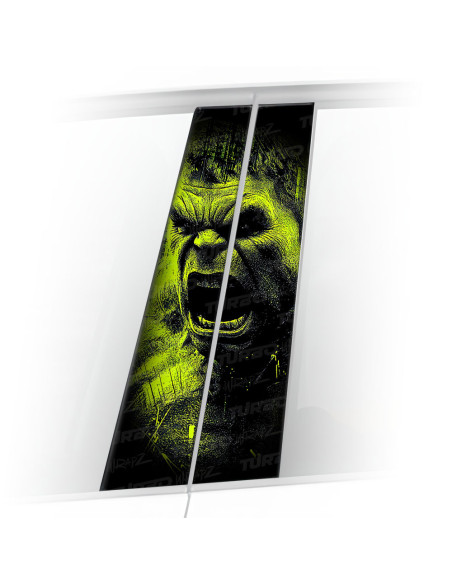 Naklejka na słupek samochodowy HULK 3 | TurboWrapz.com