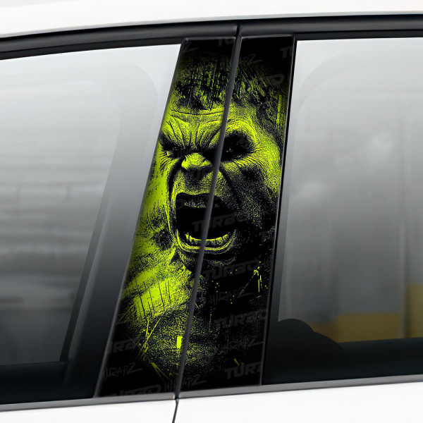 Naklejka na słupek samochodowy HULK 3 | TurboWrapz.com
