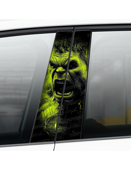 Sticker for car pillar HULK 3 | TurboWrapz.com