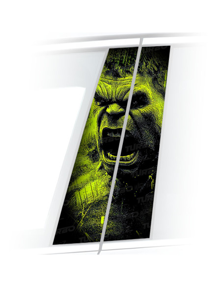 Naklejka na słupek samochodowy HULK 3 | TurboWrapz.com