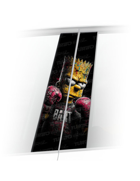 Sticker for car pillar Bart Bokser | TurboWrapz.com