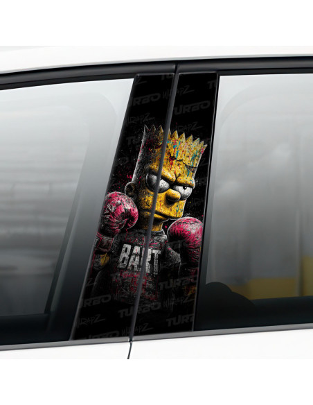 Sticker for car pillar Bart Bokser | TurboWrapz.com