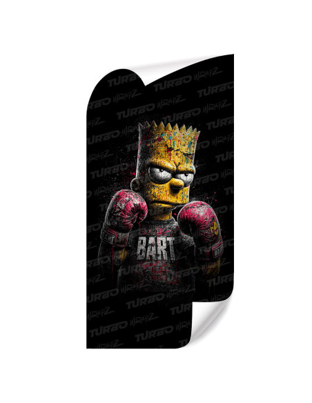 Sticker for car pillar Bart Bokser | TurboWrapz.com