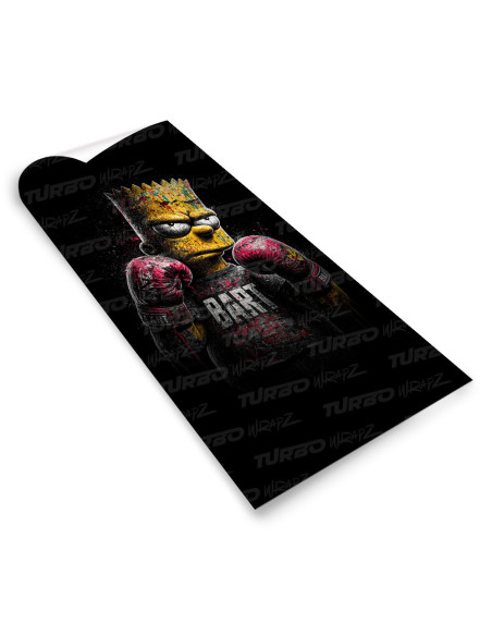 Sticker for car pillar Bart Bokser | TurboWrapz.com