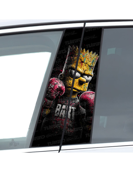 Sticker for car pillar Bart Bokser | TurboWrapz.com