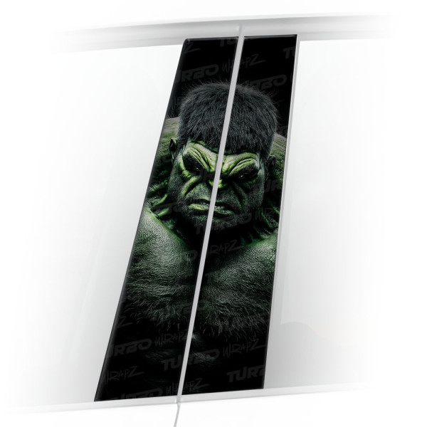 Naklejka na słupek samochodowy HULK 4 | TurboWrapz.com