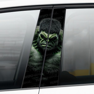 Naklejka na słupek samochodowy HULK 4 | TurboWrapz.com 2