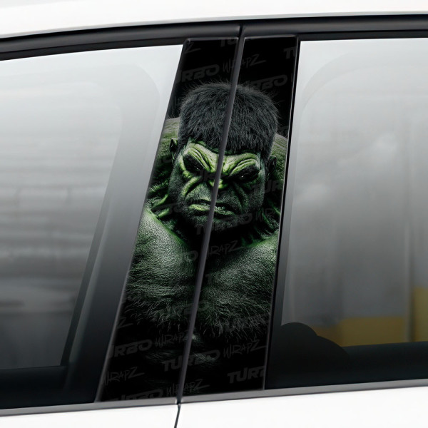 Naklejka na słupek samochodowy HULK 4 | TurboWrapz.com