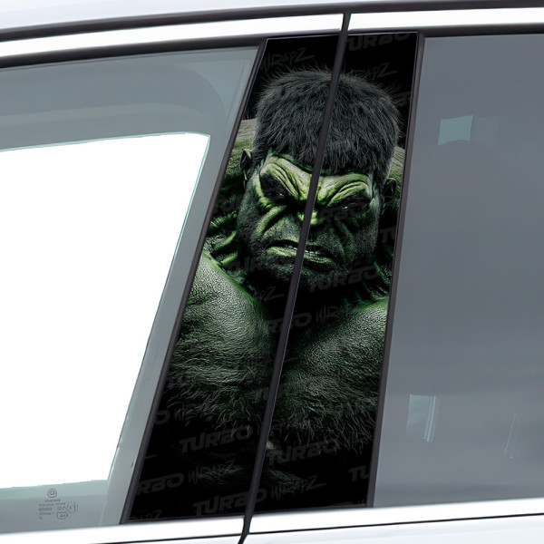 Naklejka na słupek samochodowy HULK 4 | TurboWrapz.com