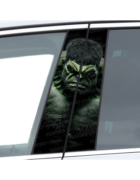 Naklejka na słupek samochodowy HULK 4 | TurboWrapz.com