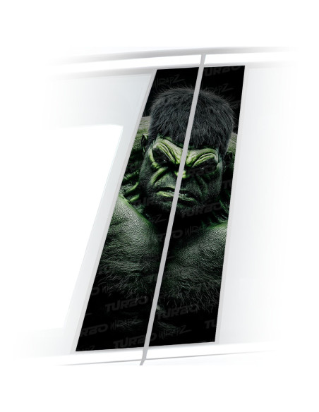 Naklejka na słupek samochodowy HULK 4 | TurboWrapz.com