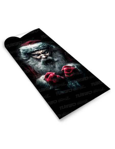 Sticker for car pillar Zły Mikołaj 2 | TurboWrapz.com