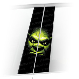 Sticker for car pillar Shrek | TurboWrapz.com