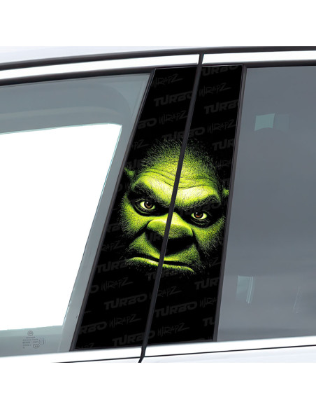 Naklejka na słupek samochodowy Shrek | TurboWrapz.com