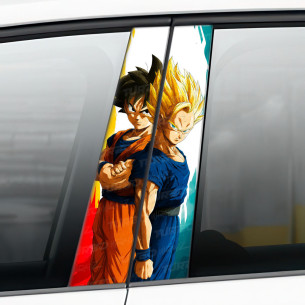 Sticker for car pillar Goku 5 | TurboWrapz.com 2
