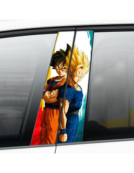 Naklejka na słupek samochodowy Goku 5 | TurboWrapz.com