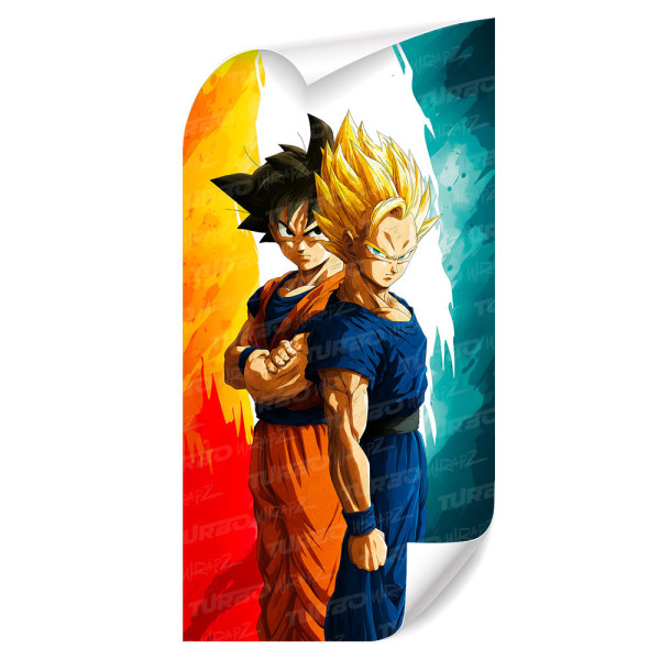 Naklejka na słupek samochodowy Goku 5 | TurboWrapz.com