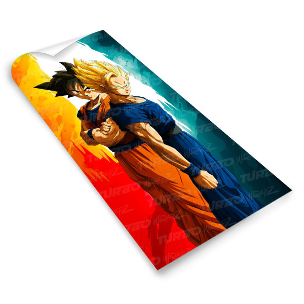 Naklejka na słupek samochodowy Goku 5 | TurboWrapz.com