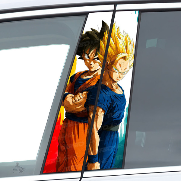 Naklejka na słupek samochodowy Goku 5 | TurboWrapz.com