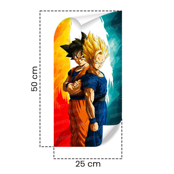 Naklejka na słupek samochodowy Goku 5 | TurboWrapz.com