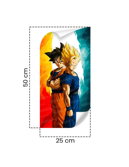 Naklejka na słupek samochodowy Goku 5 | TurboWrapz.com