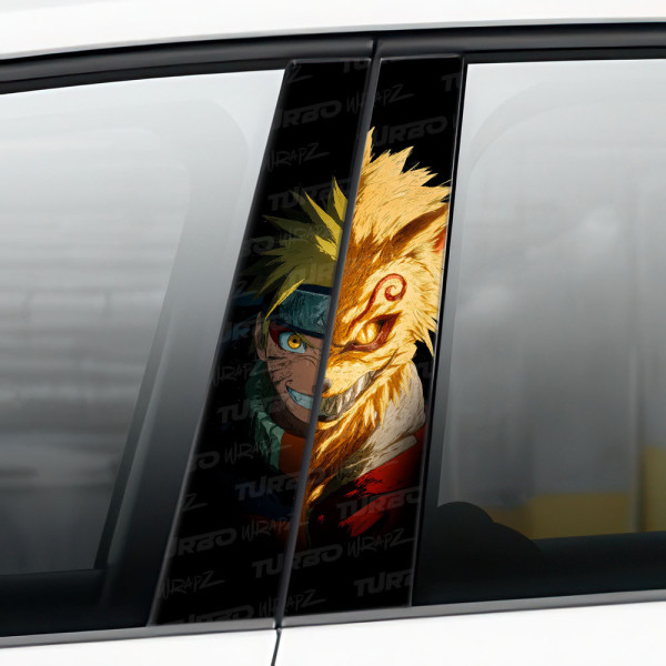 Sticker for car pillar Goku 6 | TurboWrapz.com