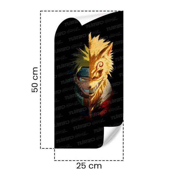 Sticker for car pillar Goku 6 | TurboWrapz.com